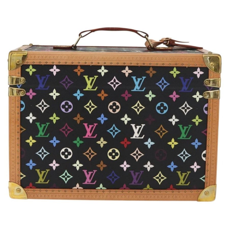【日本直送】路易威登 Monogram Multicolor Boite Pharmacy Pouch 黑色 LV Auth yk20405SM-1