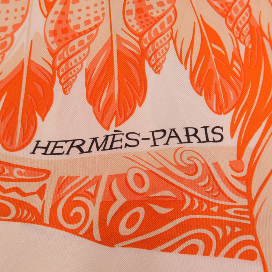 HERMES 絲質Scarf 90X90絲巾-5