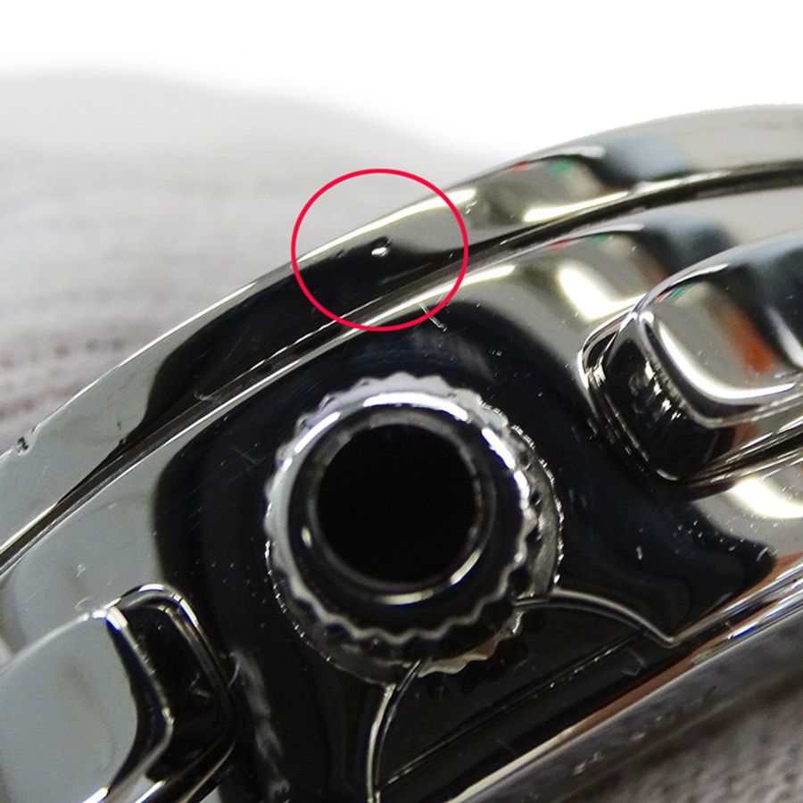 寶格麗 (Bulgari) 男士腕錶,品牌:計時自動上鍊 AT 不鏽鋼 SS BB41SCH 銀色/黑色-10