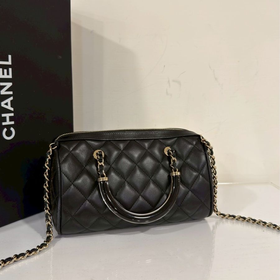 什麼‼️釋出收藏款|CHANEL 25C黑金斜挎包⚫️-6