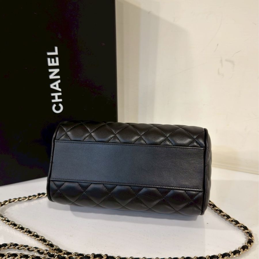 什麼‼️釋出收藏款|CHANEL 25C黑金斜挎包⚫️-7