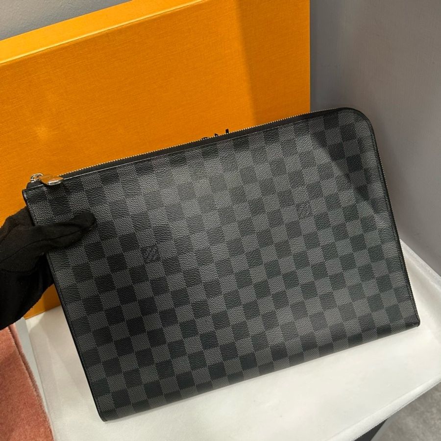 近全新🌟Louis Vuitton LV Portfolio 大手拿包 ｜Classic Trend CT精品｜台北東區實體-5