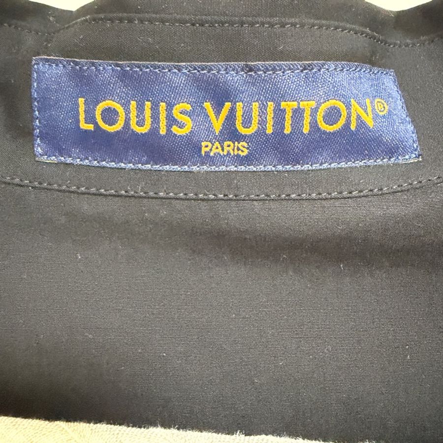 LV Louis Vuitton 25SS 刺繡短袖棉質襯衫-4