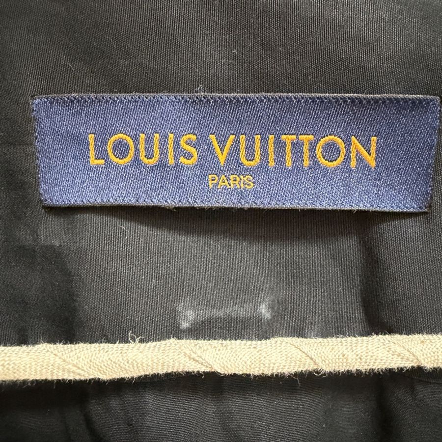 LV Louis Vuitton 牛津黑色長袖襯衫 基本百搭-2