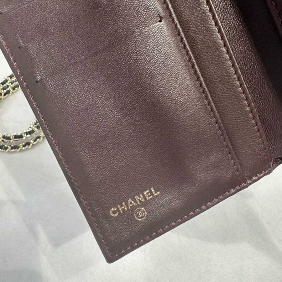 可肩背🌟Chanel 羊皮金扣CF長夾|Classic Trend CT精品|台北東區實體-7