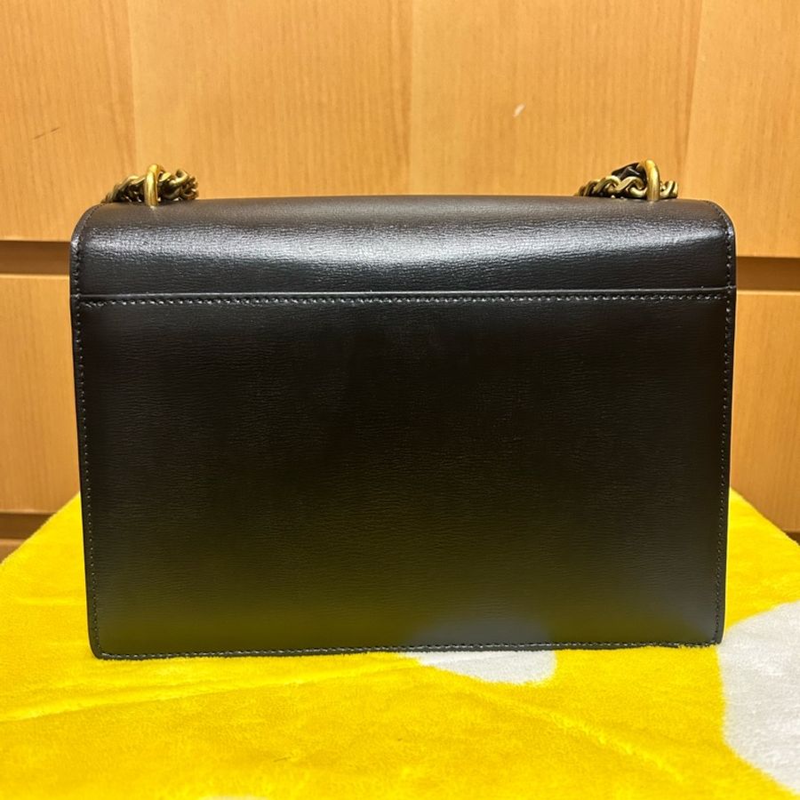 YSL Saint Laurent Sunset 中號翻蓋包 罕有黑白色-1