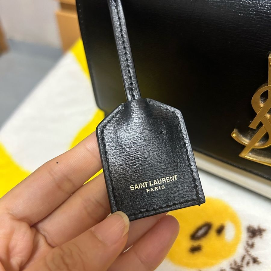 YSL Saint Laurent Sunset 中號翻蓋包 罕有黑白色-20