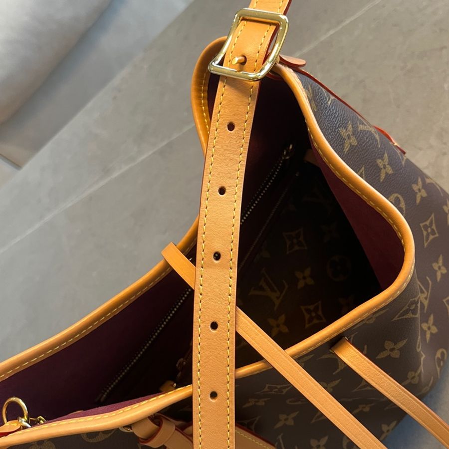 經典熱銷 LV carryall PM 晶片款 老花-16