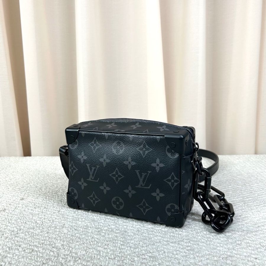 LV路易威登Soft Trunk黑武士盒子包 經典老花-2