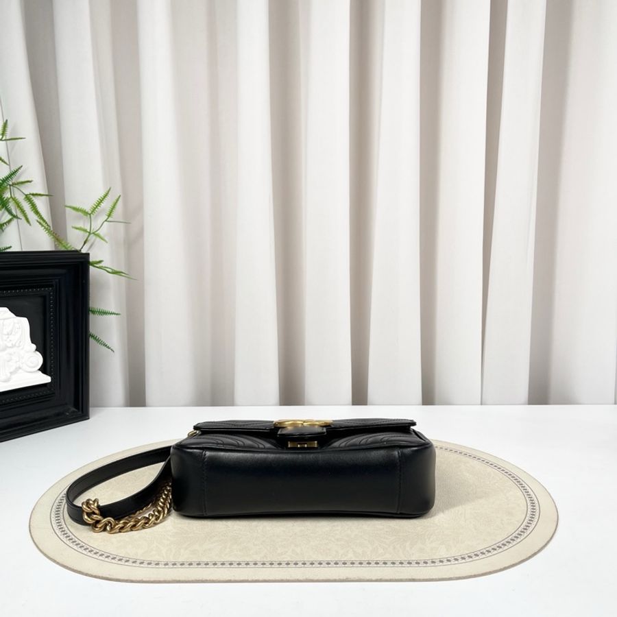 GUCCI古馳 98新 馬蒙22單肩斜挎包-4