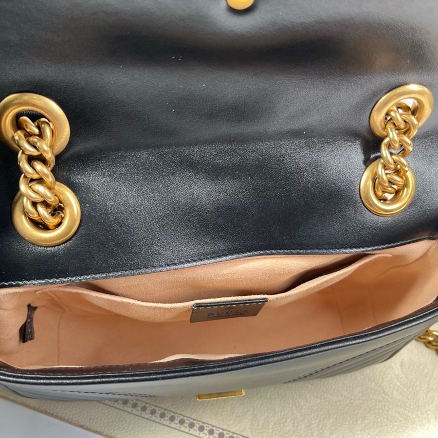 GUCCI古馳 98新 馬蒙22單肩斜挎包-5