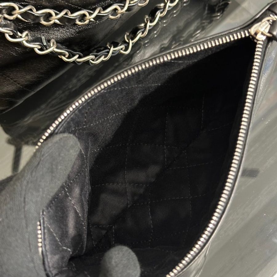 CHANEL 22 Bag - 小號黑銀-8
