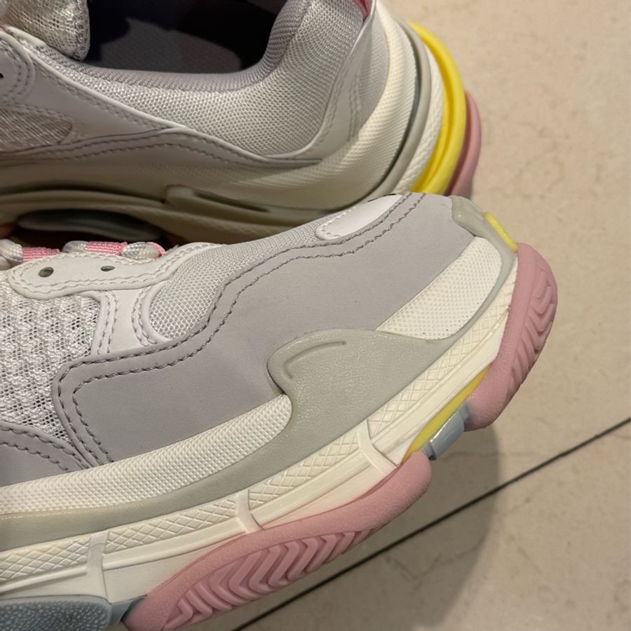 Balenciaga 粉黃底老爹鞋39號-22