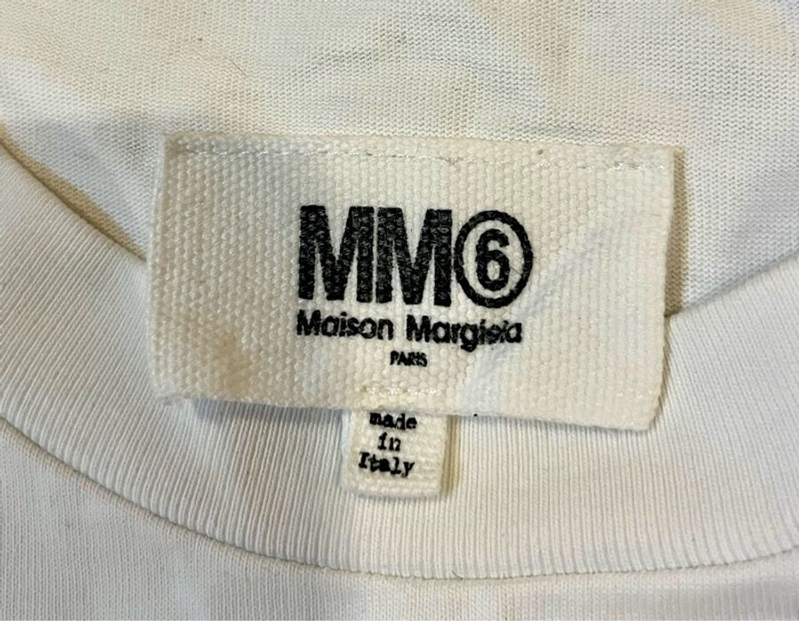Maison Margiela 白色男44碼簡約logo短T-4