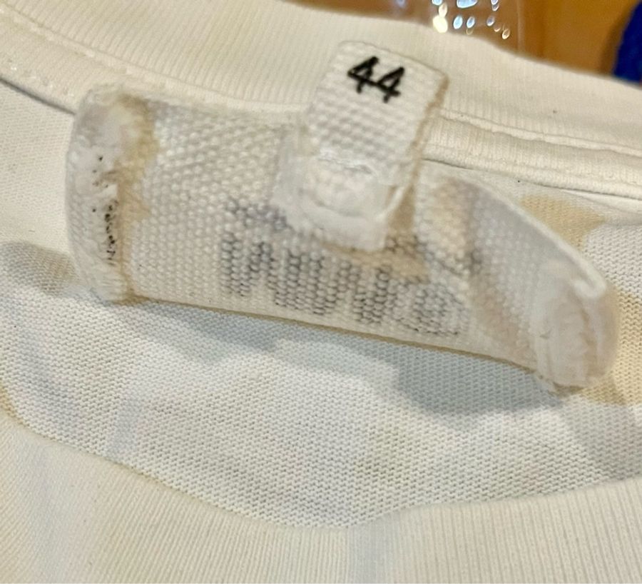 Maison Margiela 白色男44碼簡約logo短T-18