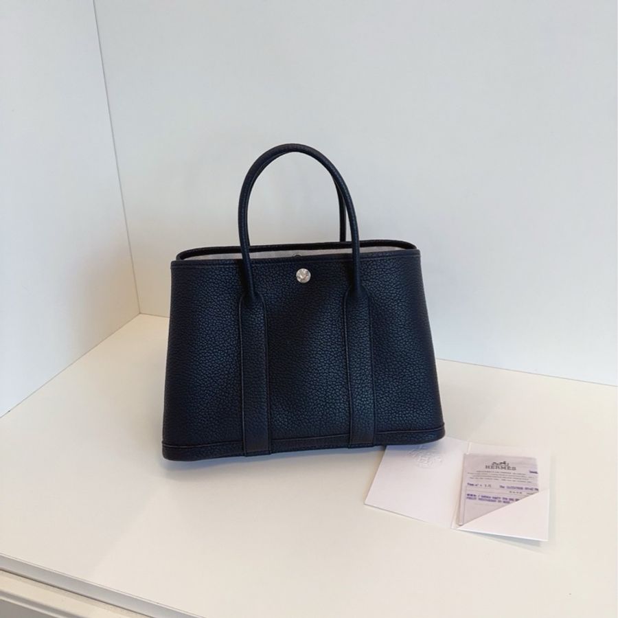 🐎Hermes 愛馬仕|黑銀花園 |Garden party 30 GP30|TC皮-1