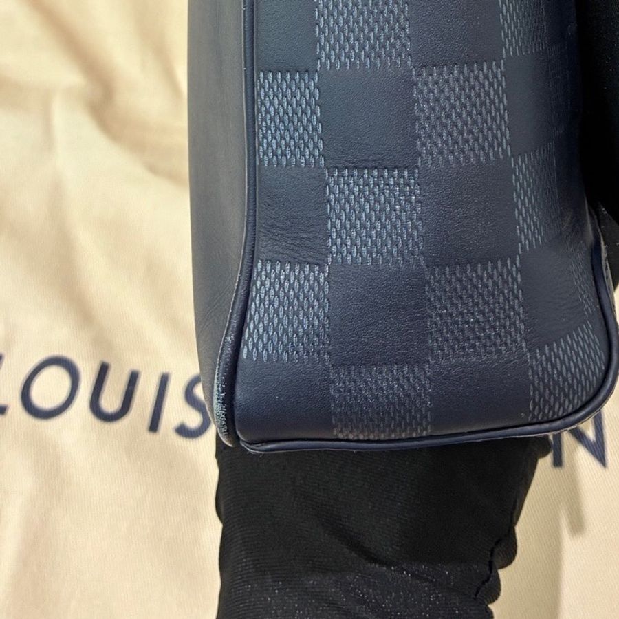 Louis Vuitton 路易威登 District 全牛皮 棋盤格郵差包-9