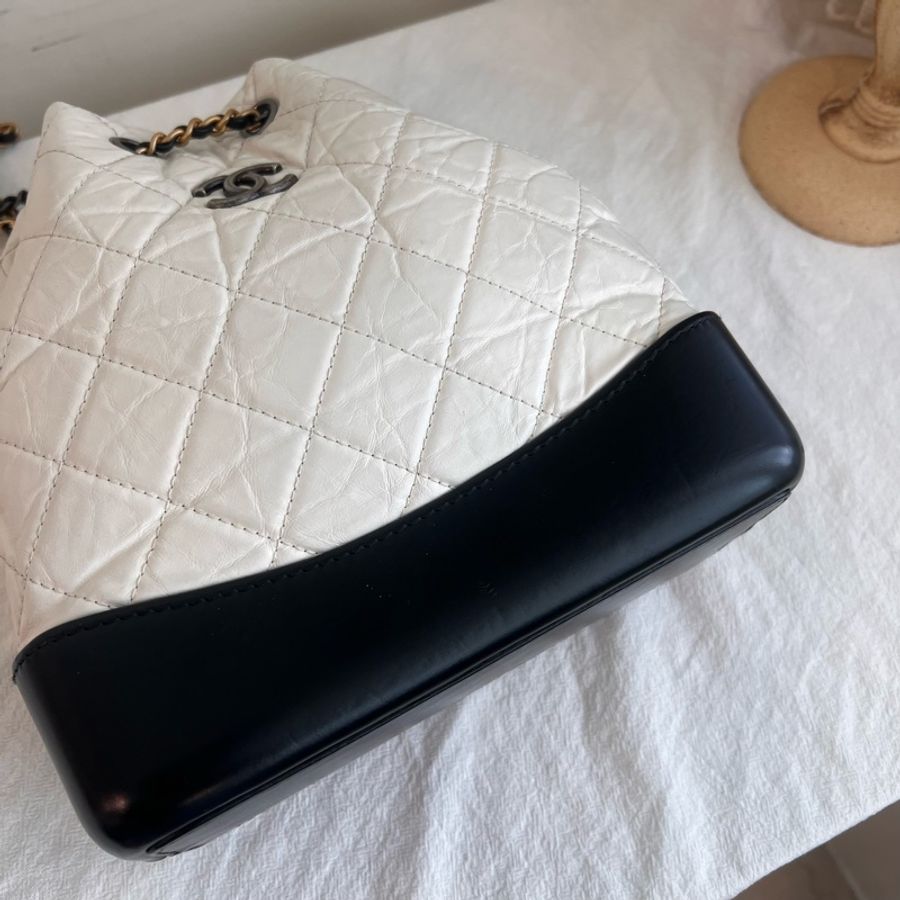 ෆ Chanel黑白熊貓流浪後背包 雙肩包🐼-15