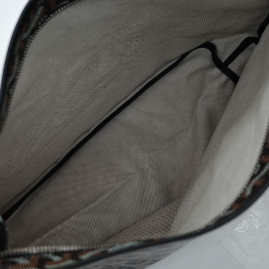 Goyard 戈雅 Bohème Hobo 黑色 帆布 肩背包-5