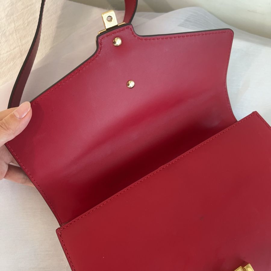 ෆ Gucci Sylvie塞爾維亞緞帶包🎀🌹-20