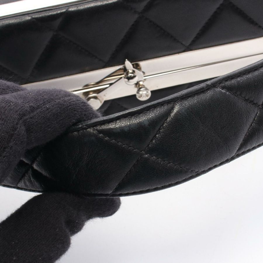 香奈兒 (CHANEL) Matelasse 手袋盒裝羊皮黑色 SHW 二手女士 CC-9