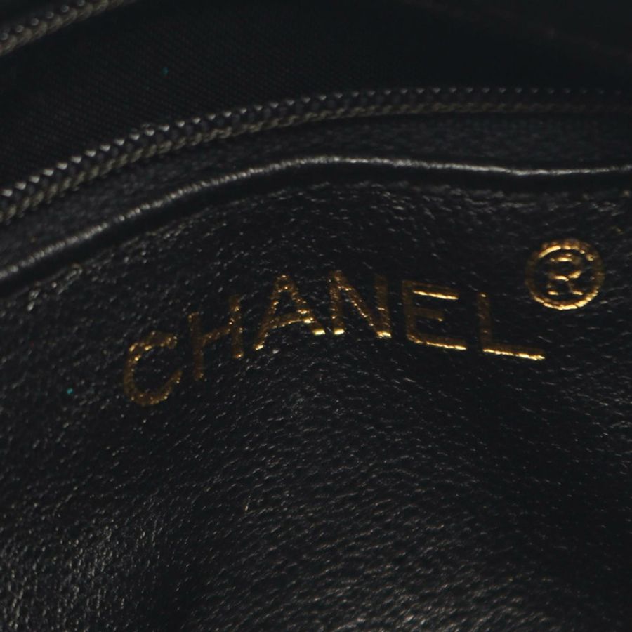 香奈兒 (CHANEL) 絎縫斜背鏈條單肩包 紫色 金色五金 二手 女士-3