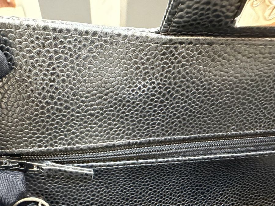 CHANEL CF23 荔枝牛皮銀扣-18