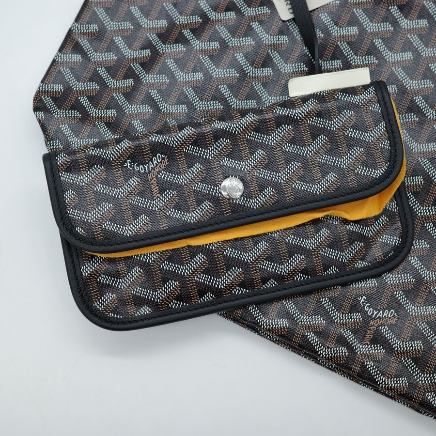 Goyard 戈雅 Saint Louis PM 黑色 托特包-8