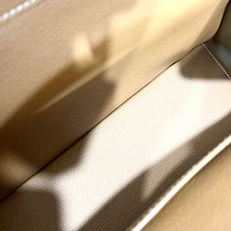 ✨Hermes 愛馬仕 金棕金扣 Togo皮 desordre birkin30 手提包B刻 金扣💛正品-7