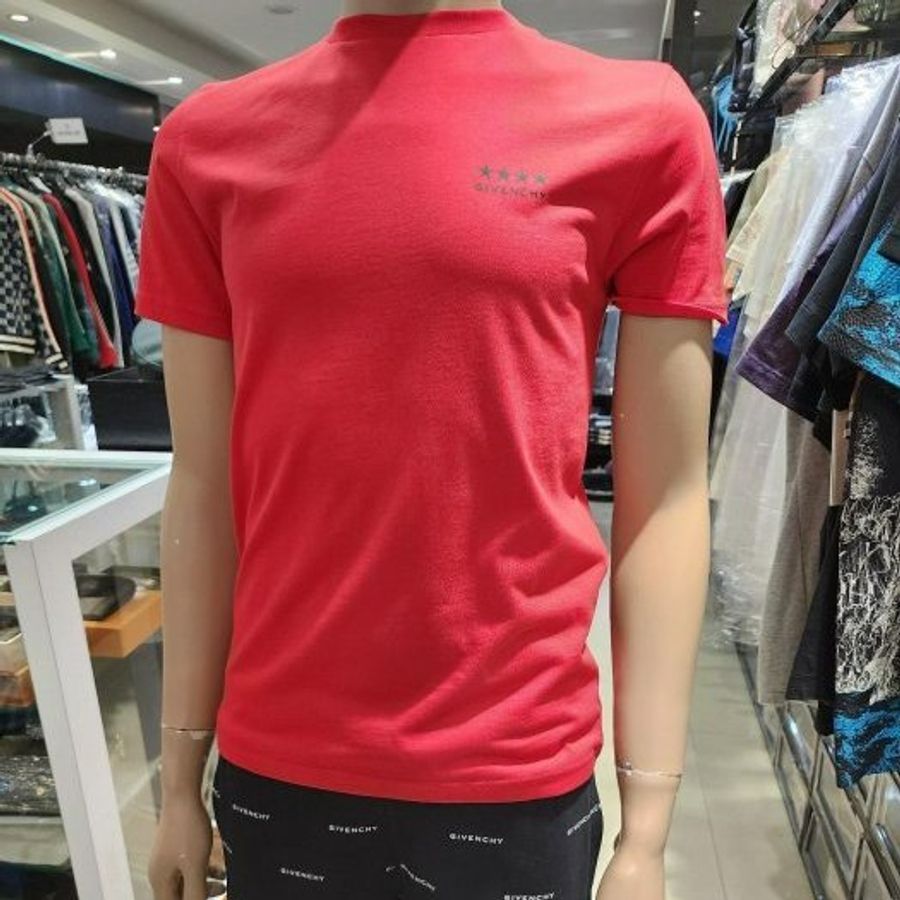 💎Han's house精品服飾💎 GIVENCHY 紀梵希 4G LOGO 短T 紅 現貨 青年款=男成人 XS S 原價7900-6