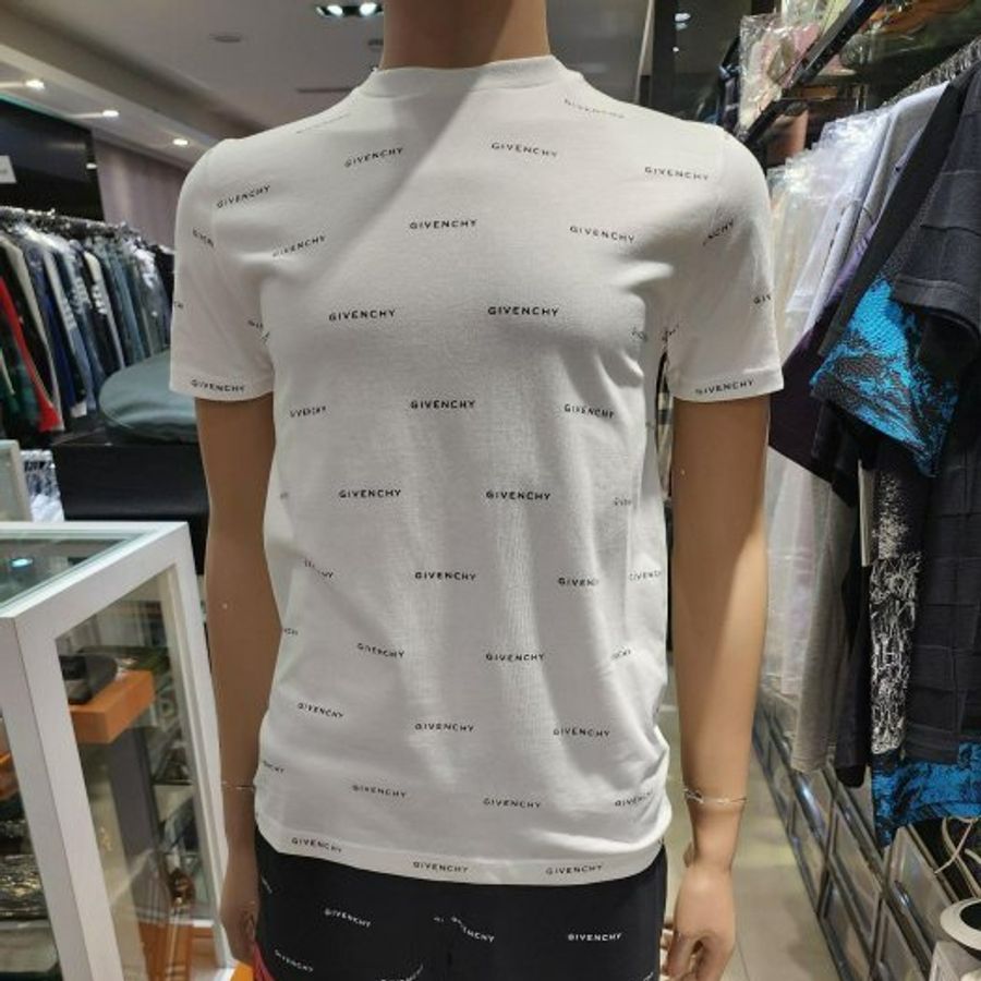 💎Han's house精品服飾💎 GIVENCHY 紀梵希 滿版 LOGO 短T 現貨 青年款=男 成人款 XS S 原價10000-5