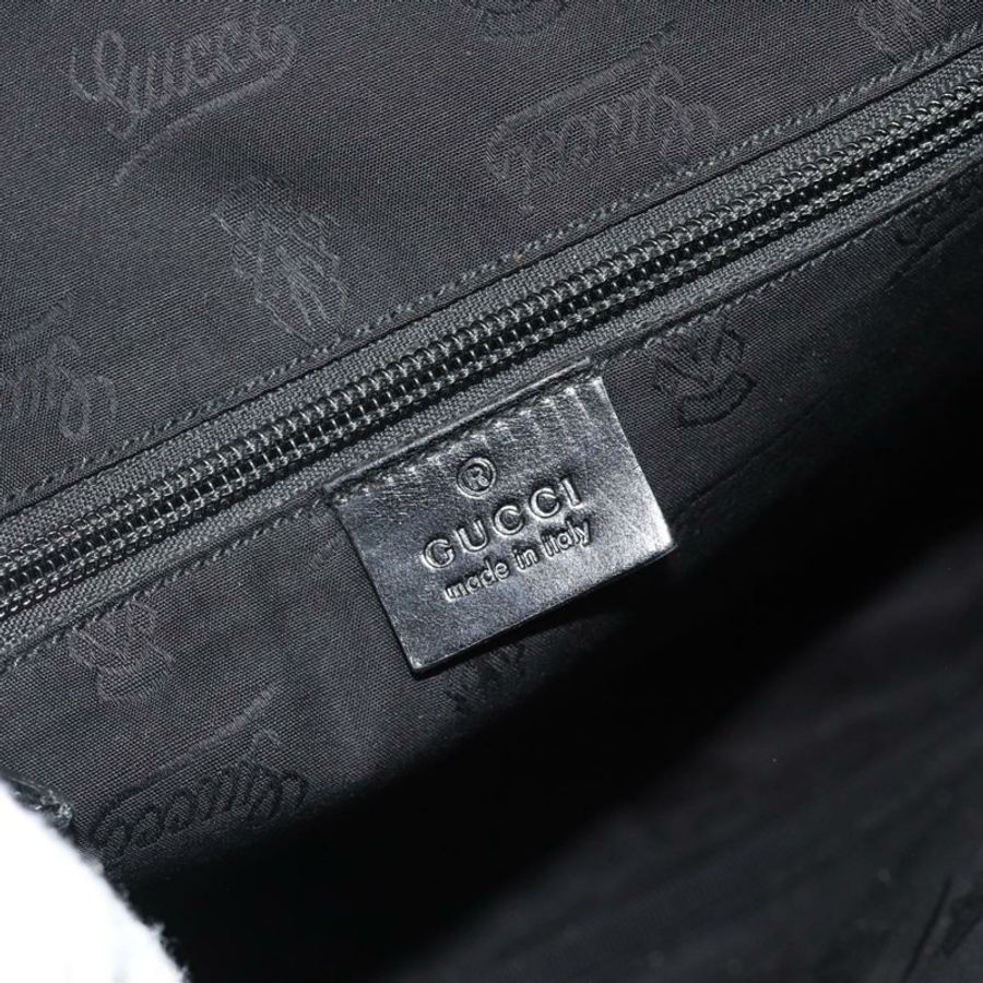 【日本直送】GUCCI GG 經典單肩包 PVC 黑色銀色 201448 正品 am11696V-18