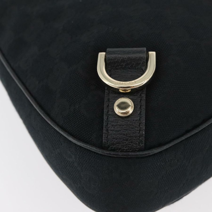 【日本直送】GUCCI Abbey GG帆布單肩包 黑色 金色 130738 正品 yk20411SAV-15