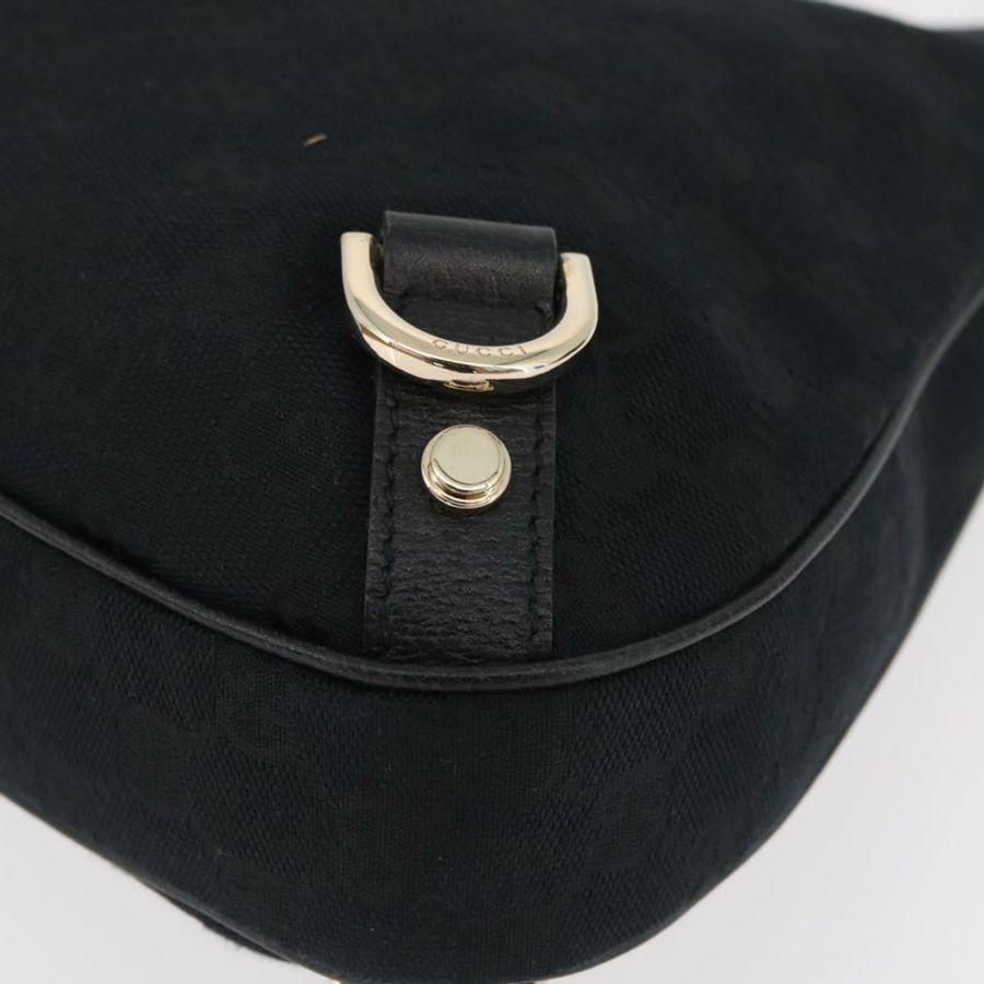【日本直送】GUCCI Abbey GG帆布單肩包 黑色 金色 130738 正品 yk20411SAV-16