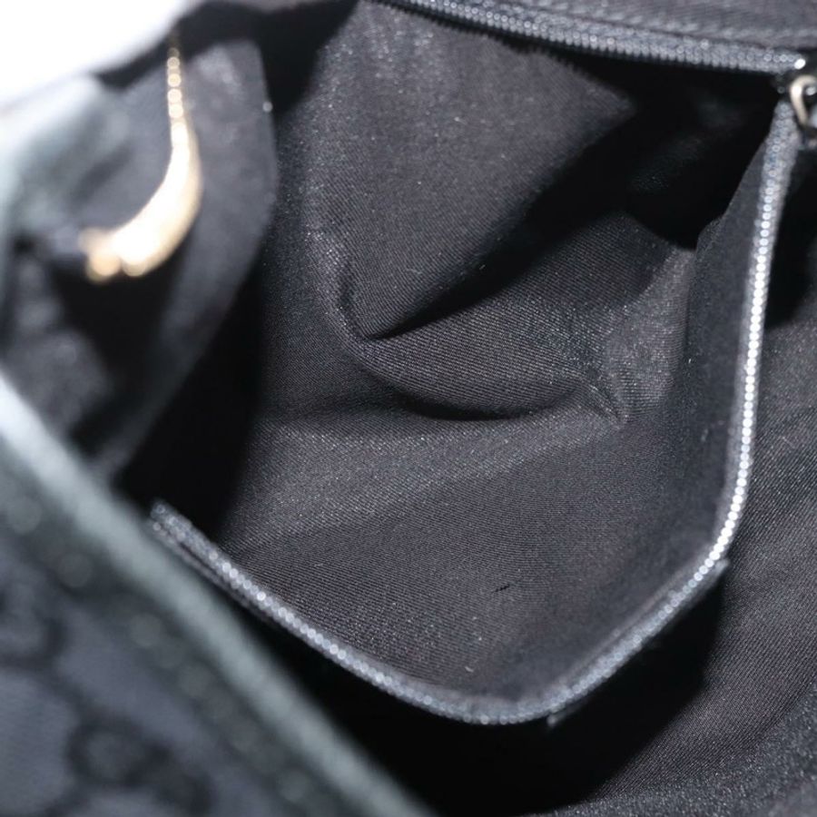【日本直送】GUCCI Abbey GG帆布單肩包 黑色 金色 130738 正品 yk20411SAV-22