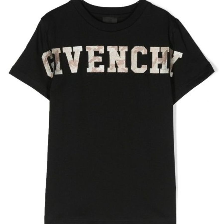 💎Han's house精品服飾💎GIVENCHY 紀梵希 LOGO 刺繡 迷彩 短 T~現貨 青年款=男 成人 XS S-4