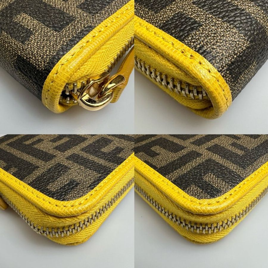 FENDI 老花拉鍊長夾-9