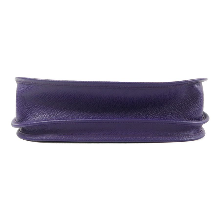 HERMES Epsom皮革Evelyne PM肩背袋Iris-3