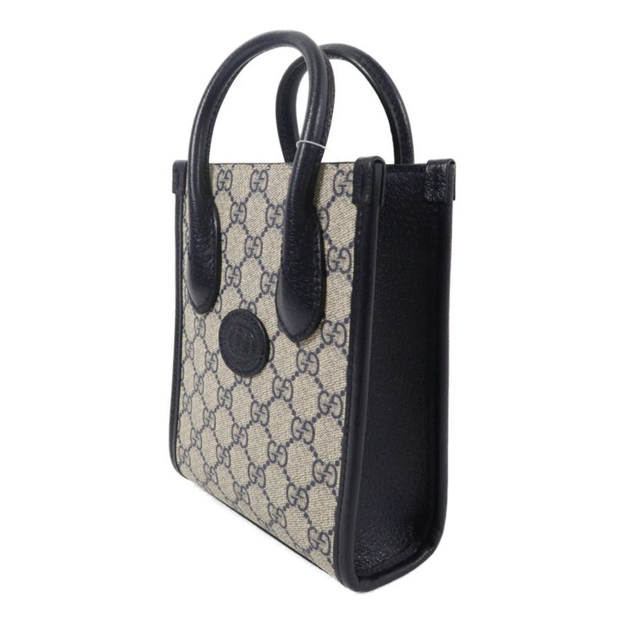GUCCI 塗層帆布GG Supreme手挽肩背兩用袋-2