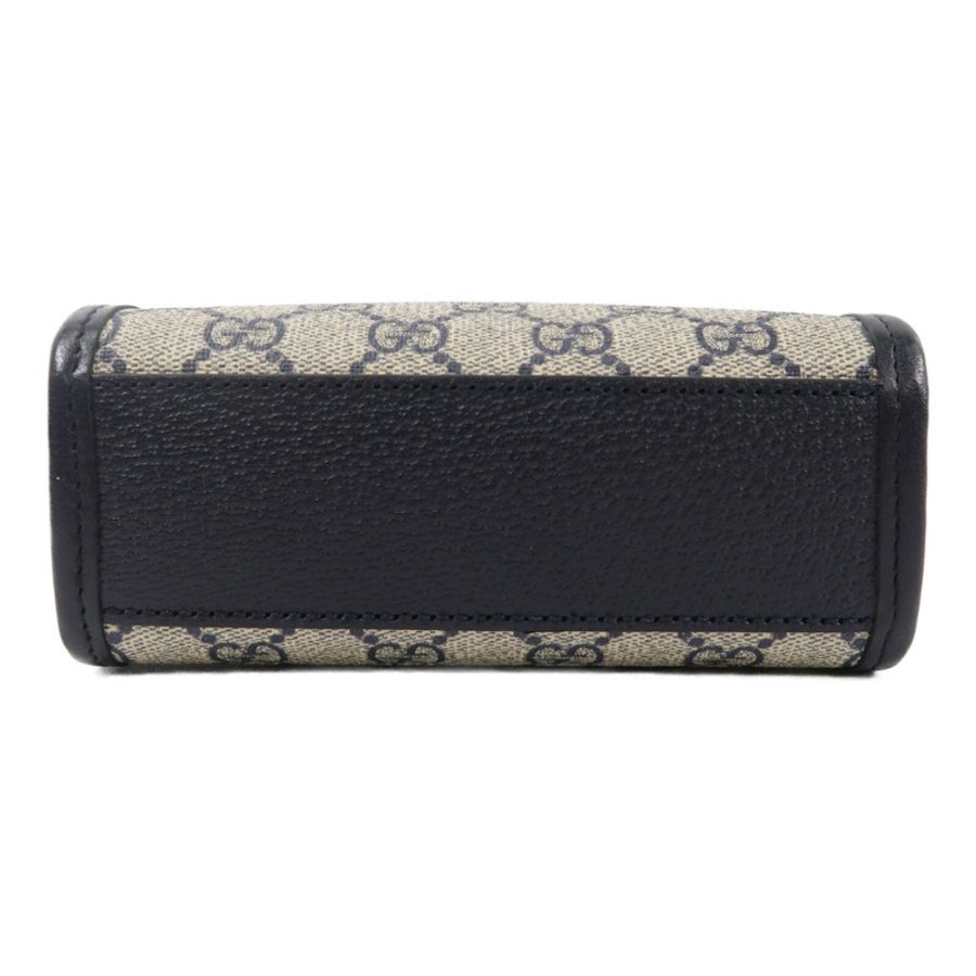 GUCCI 塗層帆布GG Supreme手挽肩背兩用袋-3