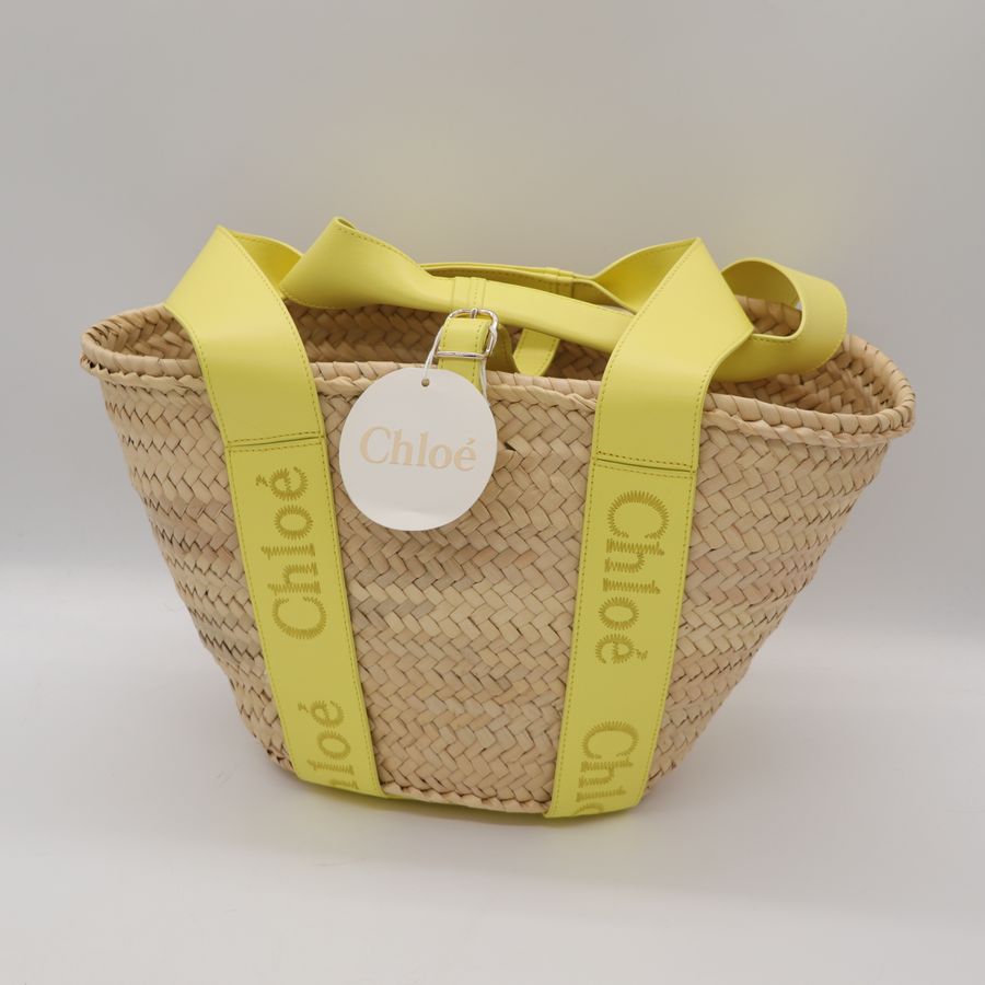 Chloé 蔻伊 Sense Basket 中號 草編包 手提包|藤編包 編織包 渡假包-1