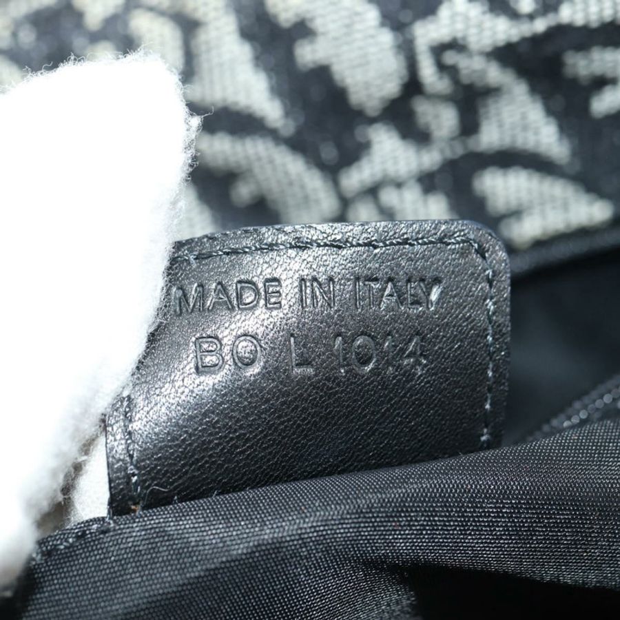 【日本直送】Christian Dior Trotter帆布肩背包 黑色銀色 正品 bs35297SAV-10