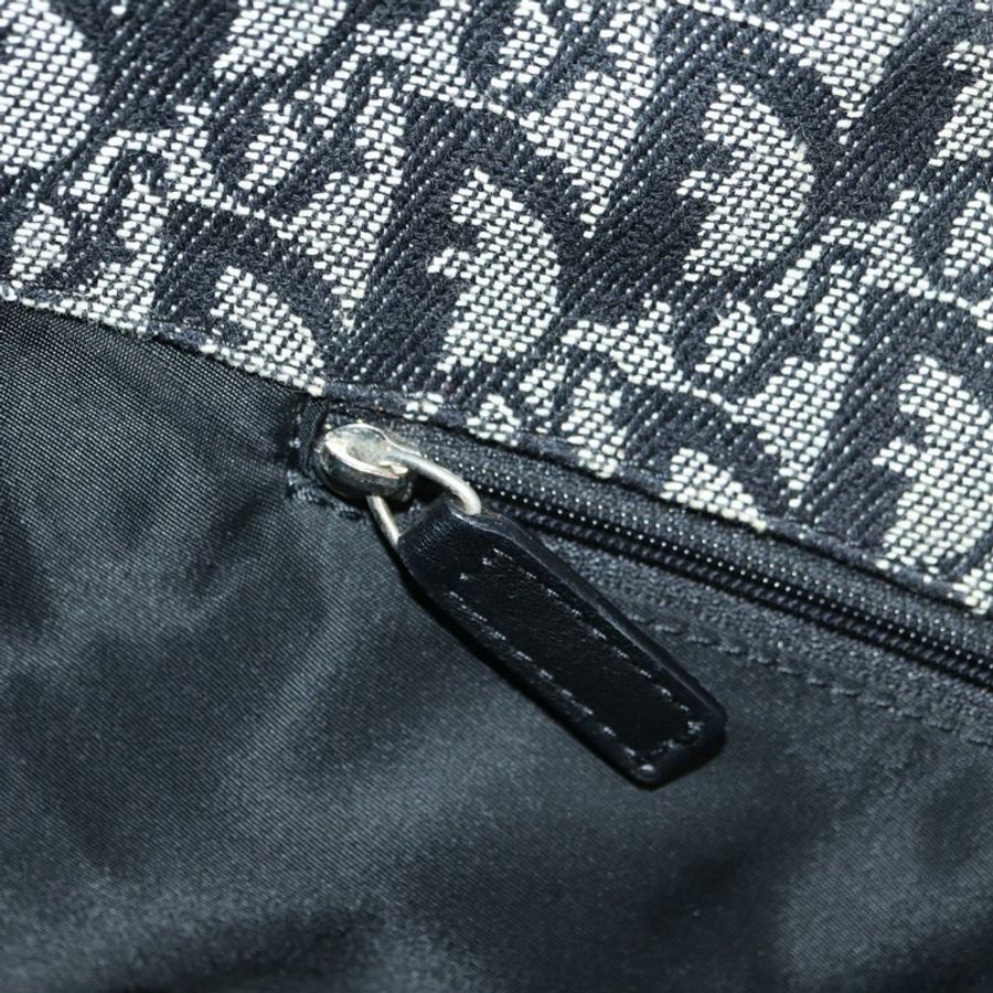 【日本直送】Christian Dior Trotter帆布肩背包 黑色銀色 正品 bs35297SAV-24
