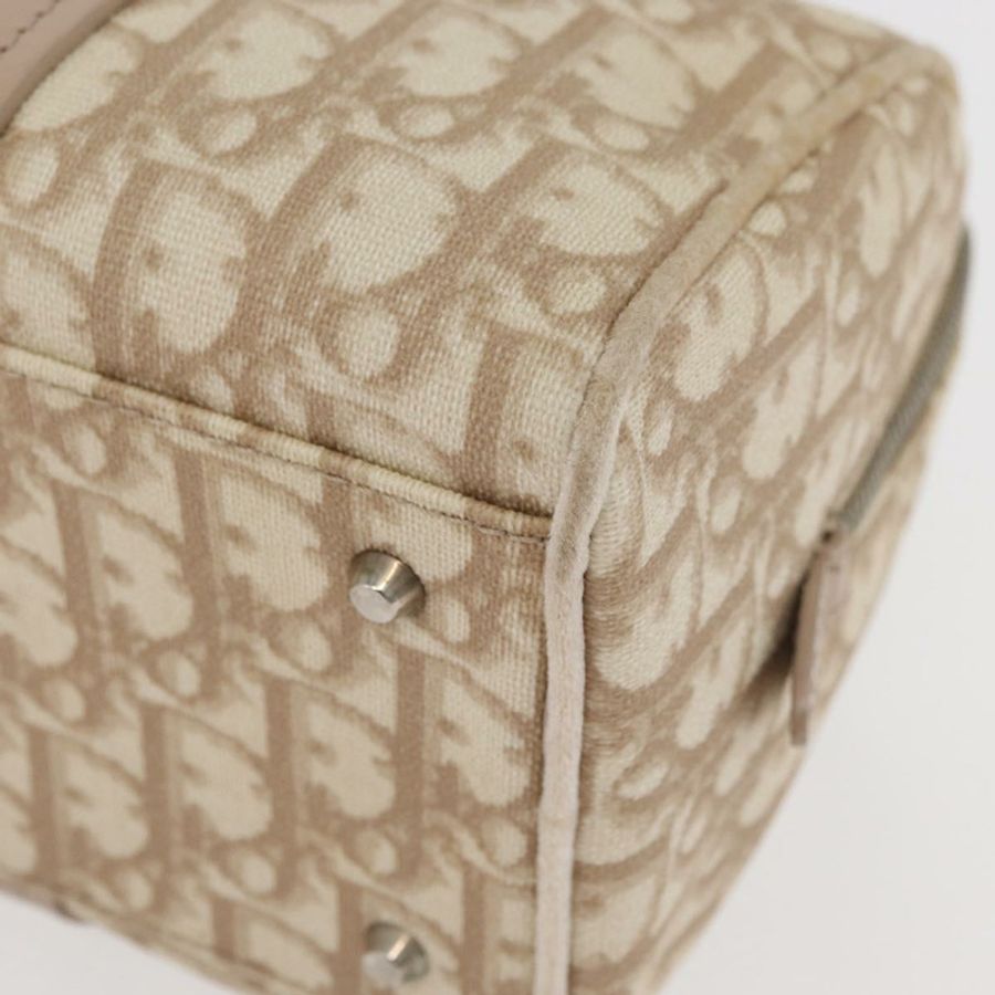 【日本直送】Christian Dior Trotter帆布浪漫手提包 PVC米色銀色 正品 yk20375SAV-13