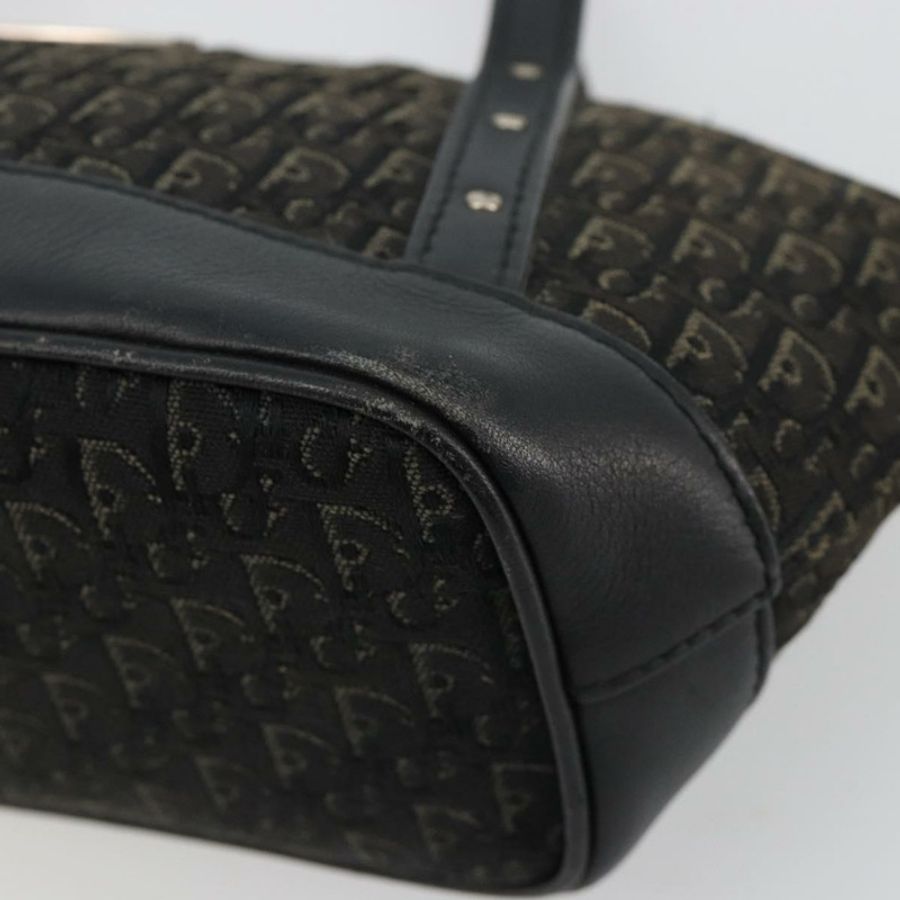 【日本直送】Christian Dior Street Chic Mini Trotter帆布包 棕色 銀色 正品 182435A-8