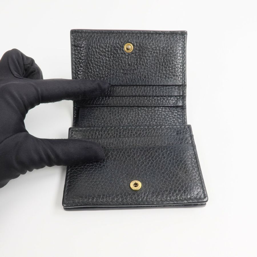GUCCI 牛皮皮革Animalier錢包-6