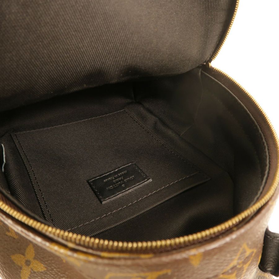 LOUIS VUITTON Monogram Palm Springs Mini Backpack金扣背包-4