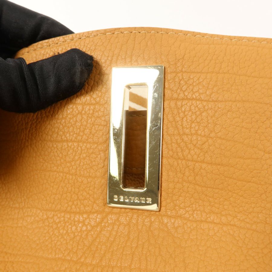 Delvaux 牛皮皮革Le Mutin MM肩背袋-10