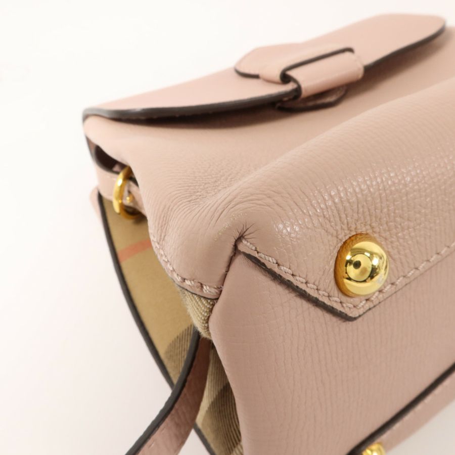 BURBERRY 牛皮皮革2 Way Shoulder Bag手挽肩背兩用袋-12