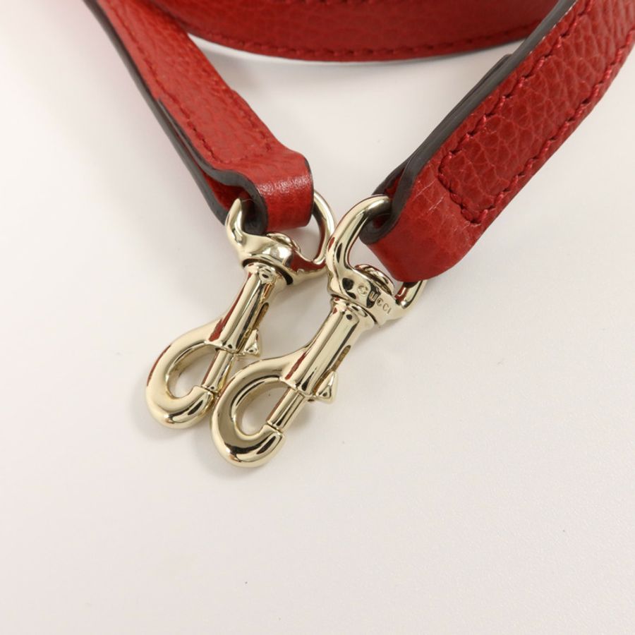GUCCI 牛皮皮革2 Way Shoulder Bag手挽肩背兩用袋-10